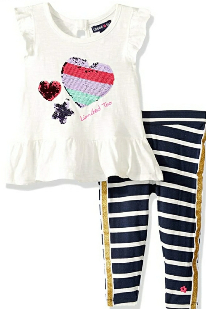 ♡NWT♡LIMITED TOO♡Adorable 2pc Spring Tank/Leggings Matching set♡12mo